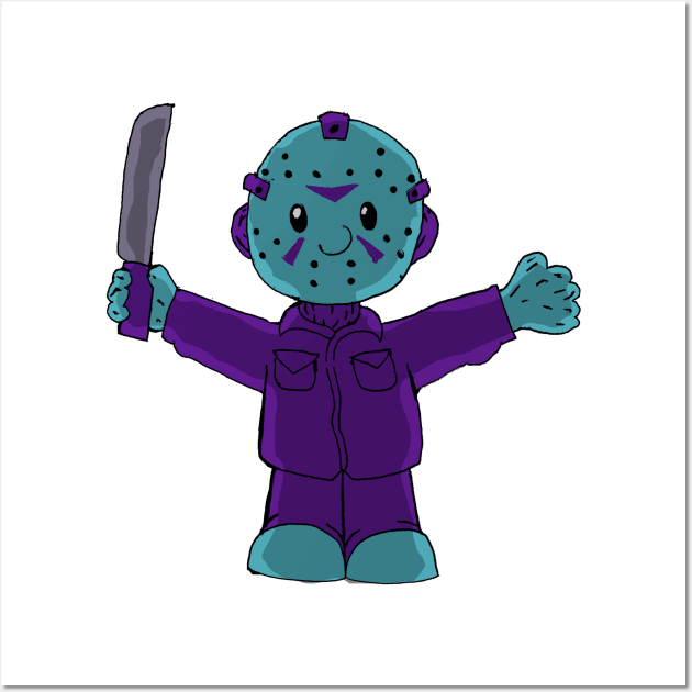 Kiddie Jason (nes) Wall Art by Undeadredneck